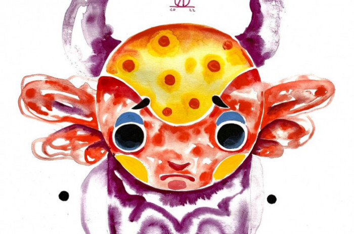 Dmitrii Filimonov contemporary artist. Octopus. Untitled