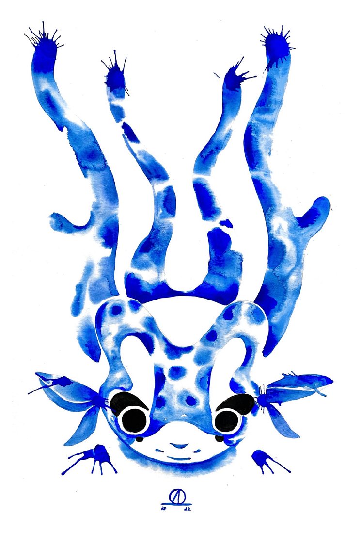 Dmitrii Filimonov contemporary artist. Octopus. Untitled