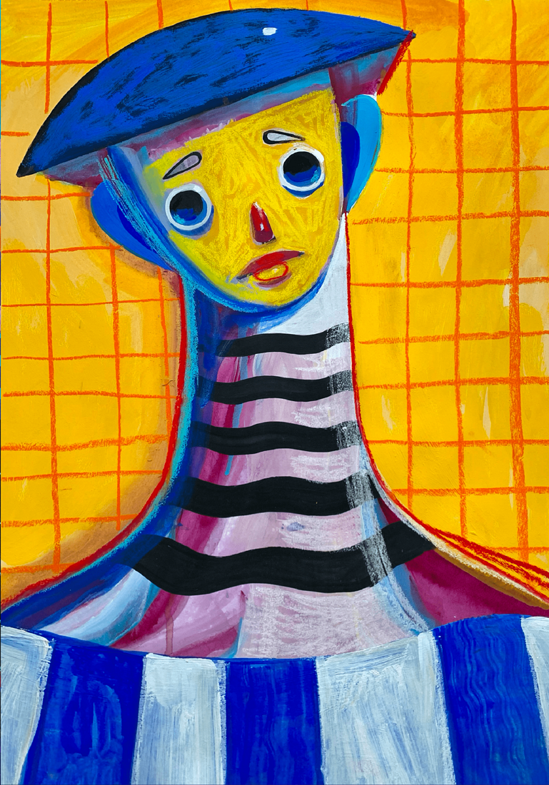 Dmitrii Filimonov contemporary artist. In the pool. Untitled