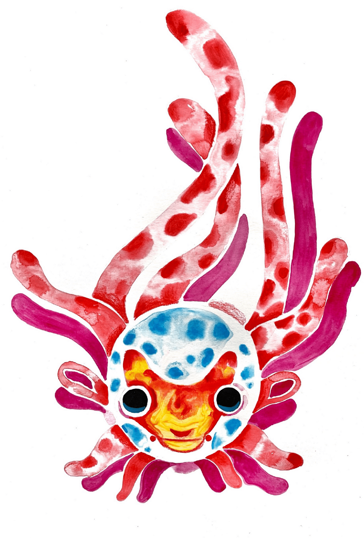 Dmitrii Filimonov contemporary artist. Octopus. Untitled