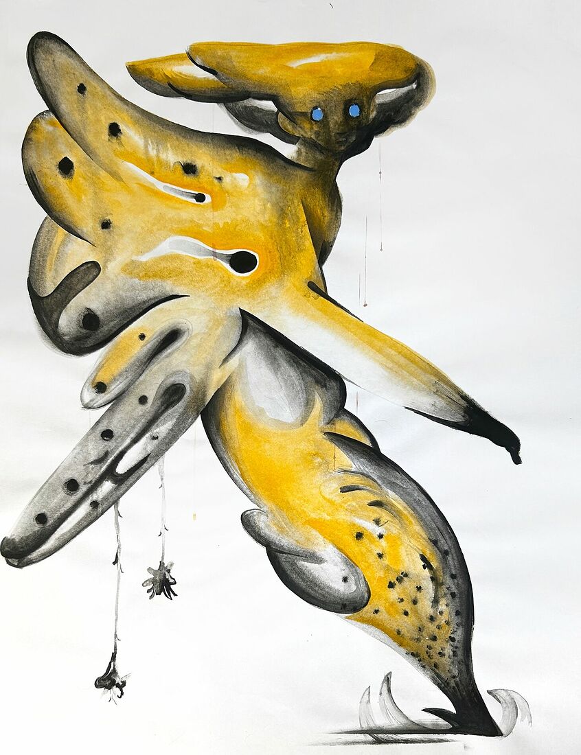 tempera on paper 77*100 cm 2025 Available for sale